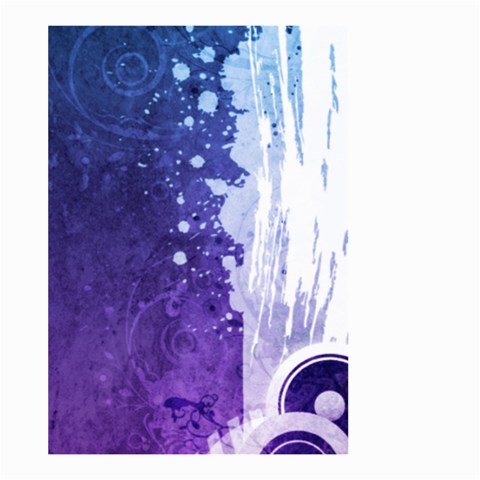 Purple Splash Large Garden Flag (Two Sides) from ArtsNow.com Back