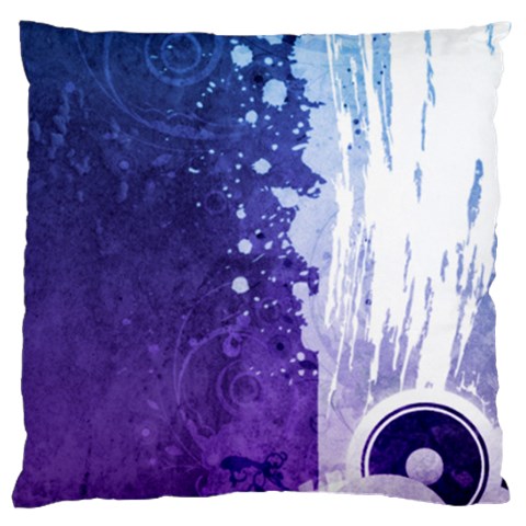 Purple Splash Large Cushion Case (One Side) from ArtsNow.com Front