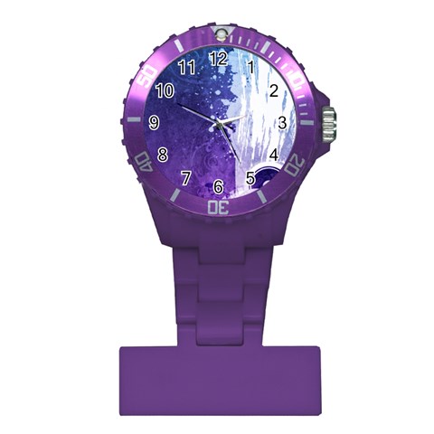 Purple Splash Plastic Nurses Watch from ArtsNow.com Front