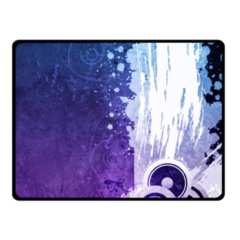 Purple Splash Double Sided Fleece Blanket (Small) from ArtsNow.com 45 x34  Blanket Front