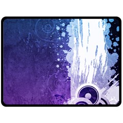 Purple Splash Double Sided Fleece Blanket (Large) from ArtsNow.com 80 x60  Blanket Front