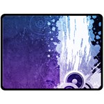 Purple Splash Double Sided Fleece Blanket (Large)