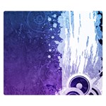 Purple Splash Double Sided Flano Blanket (Small)