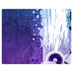 Purple Splash Double Sided Flano Blanket (Medium)