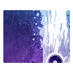 Purple Splash Double Sided Flano Blanket (Large) from ArtsNow.com 80 x60  Blanket Front