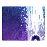 Purple Splash Double Sided Flano Blanket (Large)