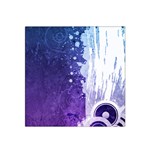 Purple Splash Satin Bandana Scarf