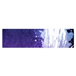 Purple Splash Satin Scarf (Oblong)