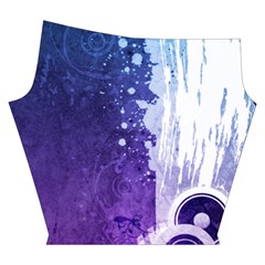 Purple Splash Yoga Cropped Leggings from ArtsNow.com Right