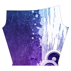 Purple Splash Yoga Cropped Leggings from ArtsNow.com Left