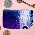 Purple Splash Large Coin Purse