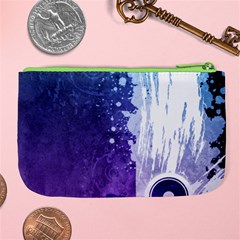 Purple Splash Large Coin Purse from ArtsNow.com Back