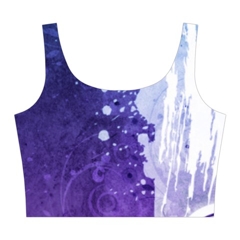 Purple Splash Midi Sleeveless Dress from ArtsNow.com Top Front