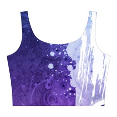 Purple Splash Midi Sleeveless Dress from ArtsNow.com Top Front