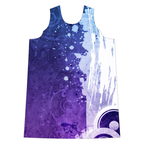 Purple Splash Shoulder Cutout Velvet One Piece from ArtsNow.com Front