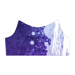 Purple Splash Shoulder Cutout Velvet One Piece from ArtsNow.com Left Sleeve