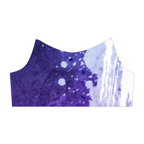 Purple Splash Shoulder Cutout Velvet One Piece from ArtsNow.com Right Sleeve