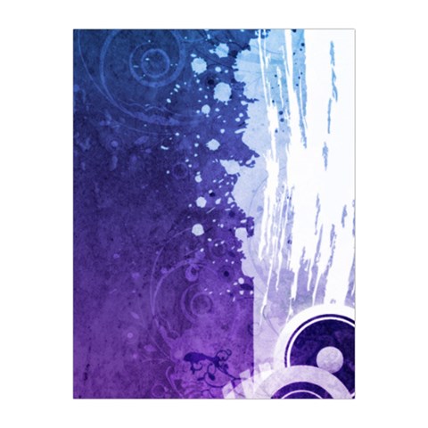 Purple Splash Medium Tapestry from ArtsNow.com Front