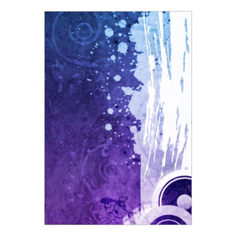 Purple Splash Large Tapestry from ArtsNow.com Front