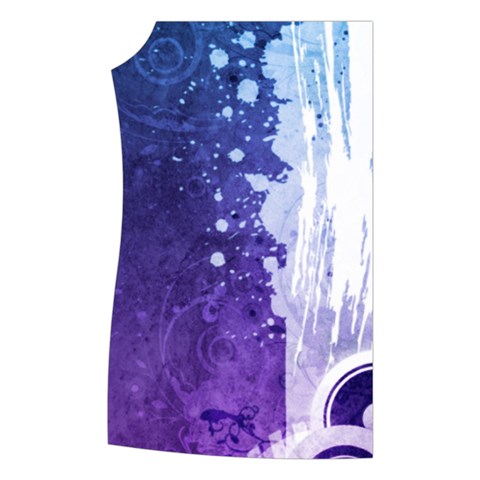 Purple Splash Women s Button Up Vest from ArtsNow.com Front Right