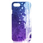 Purple Splash iPhone 7/8 Black UV Print Case