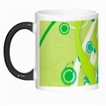 Green Blue Flower Art Morph Mug