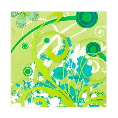 Green Blue Flower Art Duvet Cover (Full/ Double Size) from ArtsNow.com Front