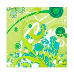 Green Blue Flower Art Duvet Cover Double Side (Full/ Double Size) from ArtsNow.com Front