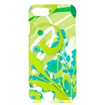 Green Blue Flower Art iPhone 7/8 Black UV Print Case