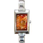 Fall Art Rectangle Italian Charm Watch