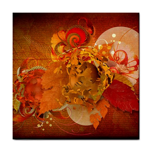 Fall Art Tile Coaster from ArtsNow.com Front