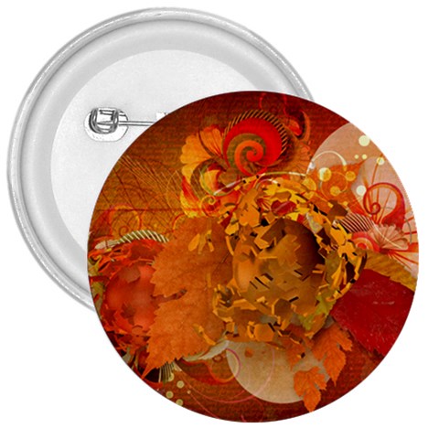 Fall Art 3  Button from ArtsNow.com Front