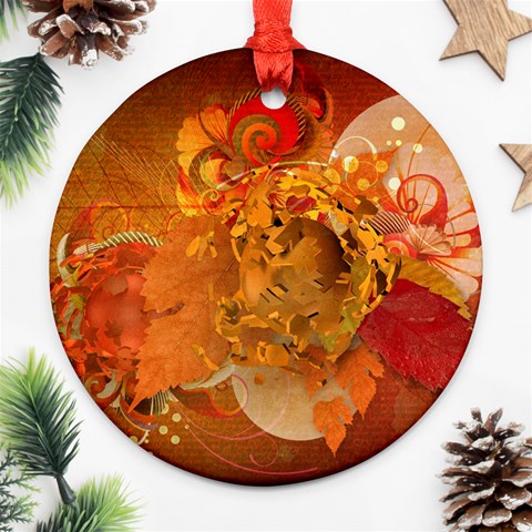 Fall Art Ornament (Round) from ArtsNow.com Front