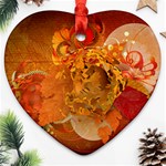 Fall Art Ornament (Heart)