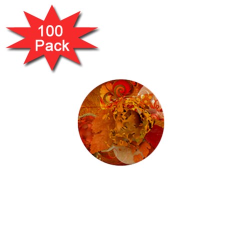 Fall Art 1  Mini Button (100 pack)  from ArtsNow.com Front