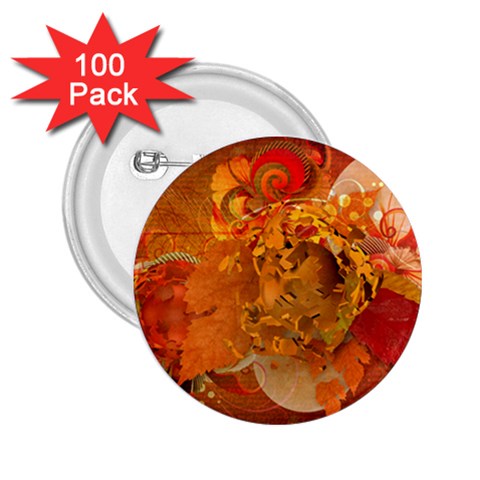 Fall Art 2.25  Button (100 pack) from ArtsNow.com Front