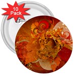 Fall Art 3  Button (10 pack)