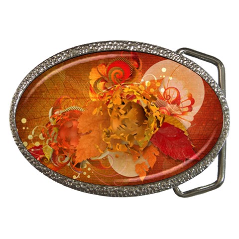 Fall Art Belt Buckle from ArtsNow.com Front