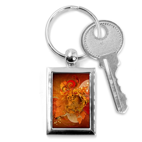 Fall Art Key Chain (Rectangle) from ArtsNow.com Front