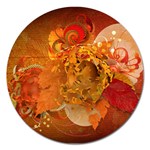 Fall Art Magnet 5  (Round)