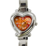 Fall Art Heart Italian Charm Watch