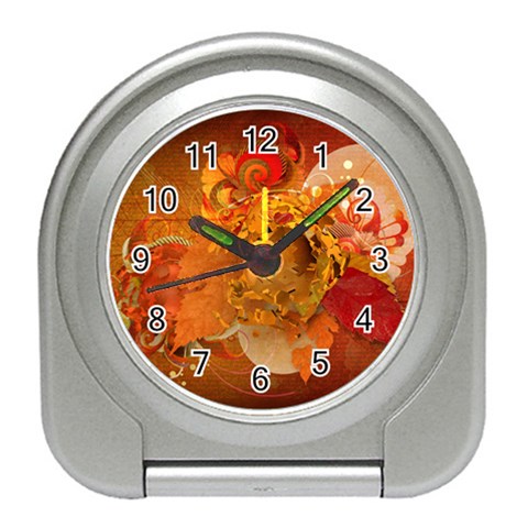 Fall Art Travel Alarm Clock from ArtsNow.com Front