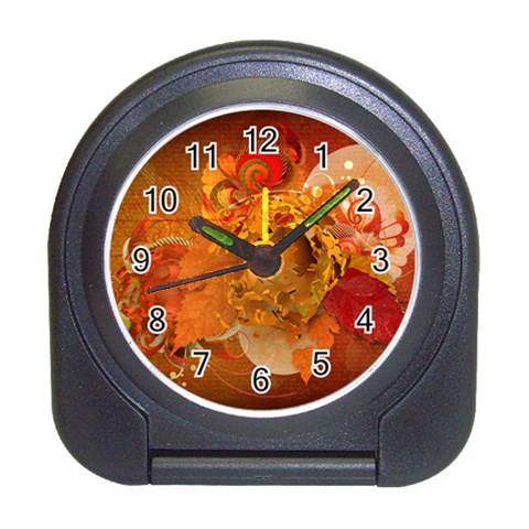 Fall Art Travel Alarm Clock from ArtsNow.com Front