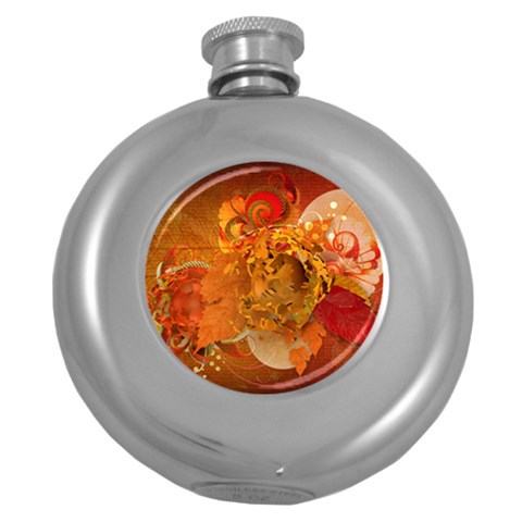 Fall Art Hip Flask (5 oz) from ArtsNow.com Front