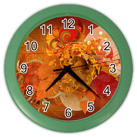 Fall Art Color Wall Clock from ArtsNow.com Front