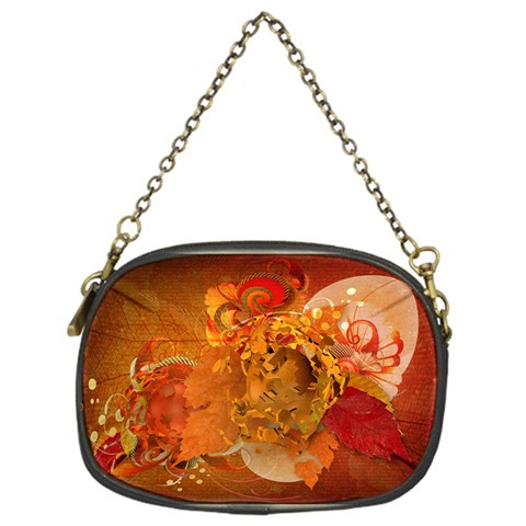 Fall Art Chain Purse (One Side) from ArtsNow.com Front