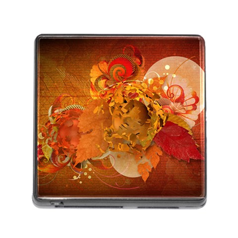 Fall Art Memory Card Reader (Square 5 Slot) from ArtsNow.com Front