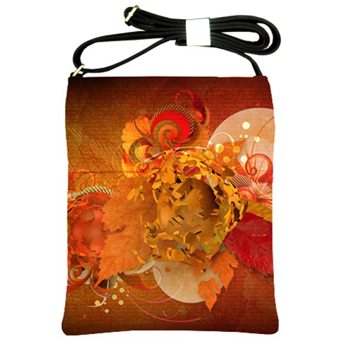 Fall Art Shoulder Sling Bag from ArtsNow.com Front