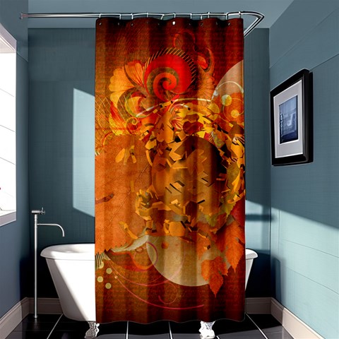 Fall Art Shower Curtain 36  x 72  (Stall) from ArtsNow.com Curtain(36 X72 ) - 33.26 x66.24  Curtain(36 X72 )