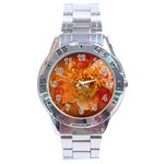 Fall Art Stainless Steel Analogue Watch